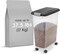 IRIS Airtight Pet Food Storage Containers with Attachable Casters